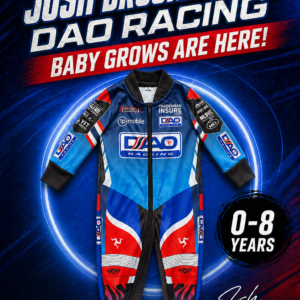 2026 DAO Josh Brookes Replica Babygrow 0-8 years